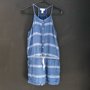 Loft Striped Romper